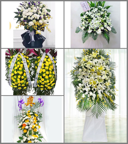 福建龙岩上杭县下都乡新寨村白事花篮预定